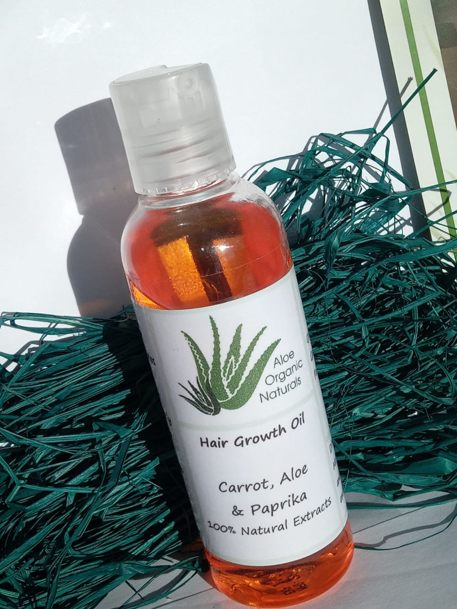 Carrot, Aloe, and Paprika Hair Growth Oil (100ml)