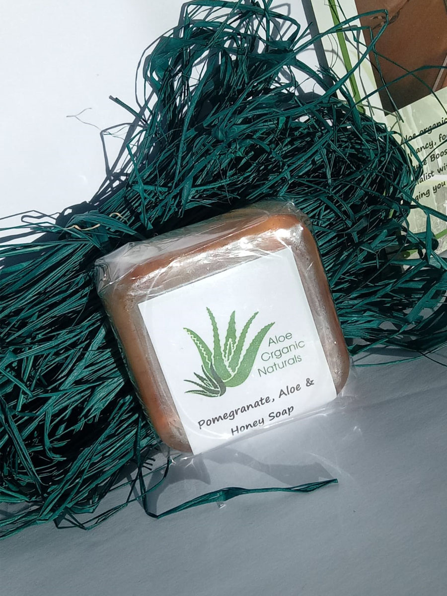 Pomegranate, Aloe and Honey soap 80g